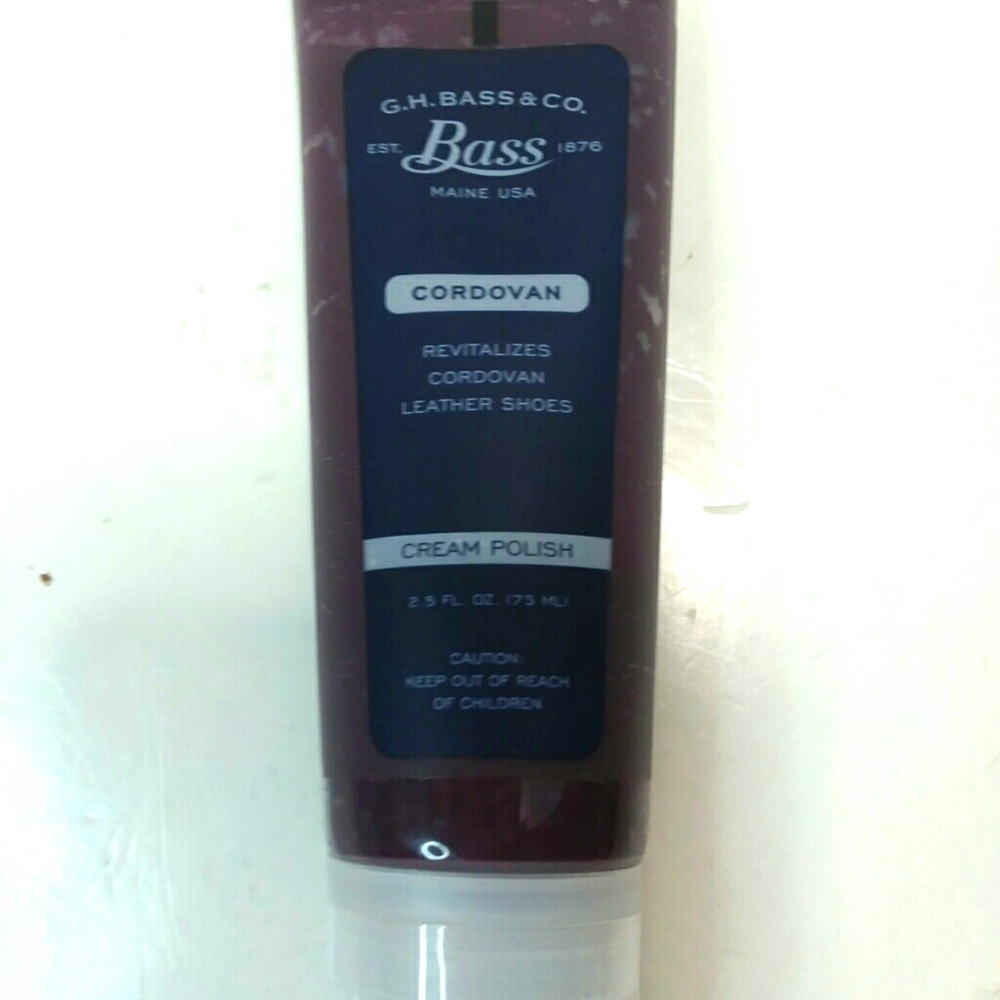 New G.H.Bass & Co. Cordovan Leather Shoe Polish - Picture 1 of 2